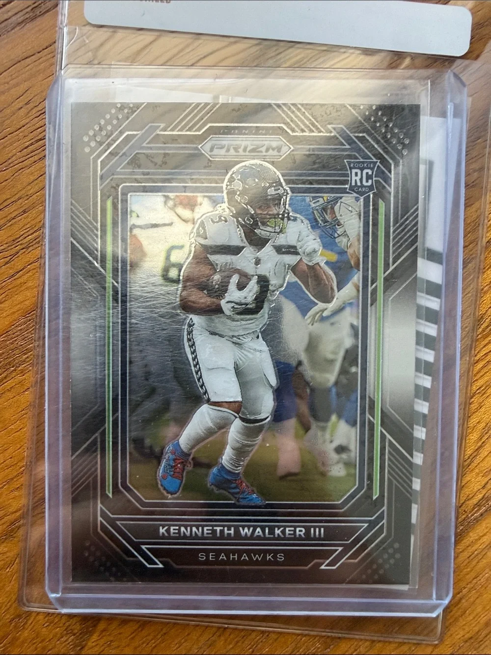Kenneth Walker III Seattle Seahawks Football Trading Card - Black/Silver Prizm